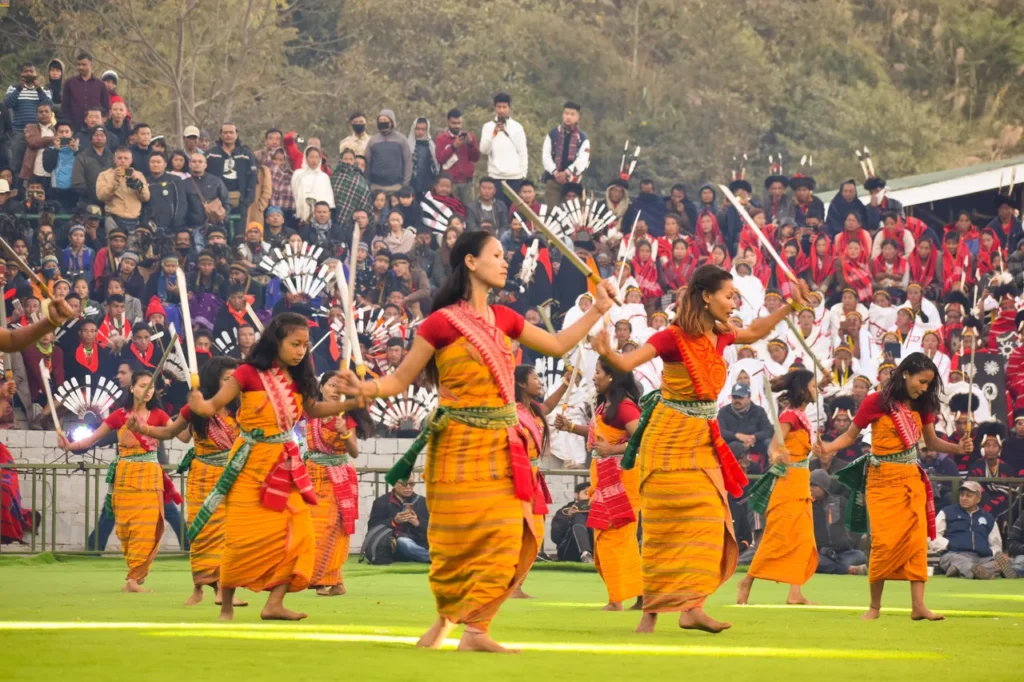 Bodo Tribe traditional dress in Assam