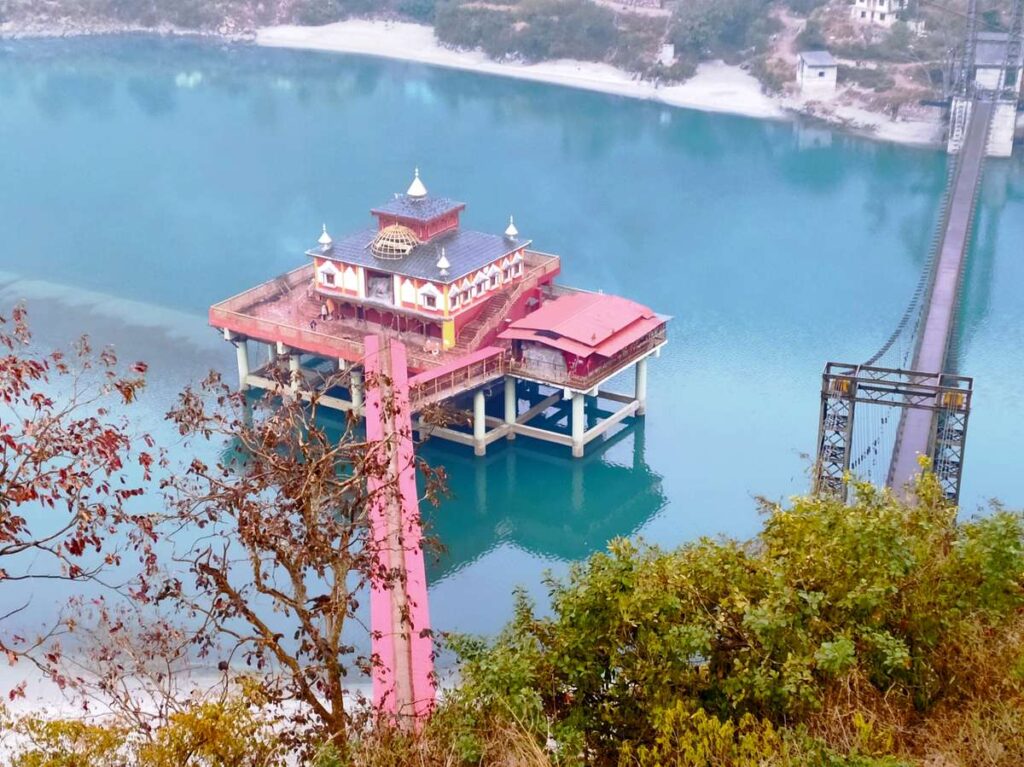 Overview of Dhari Devi Temple