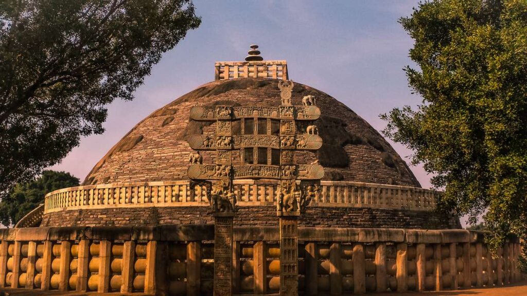 Overview of Sanchi Stupa